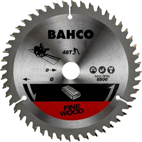 Bahco Lame de scie circulaire 160x20/16mm 30 dents pour le bois avec scies portables à 