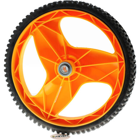 Jardiaffaires – Roue arrière pour tondeuse Mc Culloch – Diamètre 293mm – Largeur 45mm – Remplace 532 43 27-49 (1/3)