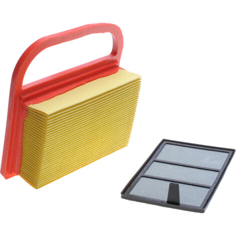 Jardiaffaires – Filtre à air avec pré-filtre pour Stihl TS410, TS420, TS480i, TS500i – Remplace 4238-140-4001, 4238-140-4401, 4238-140-4402 – Longueur 150mm, largeur 145mm, hauteur 46mm