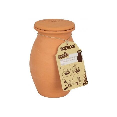 Pot en terre cuite micro-poreux 1.5l pour arrosage permaculture (1/3)