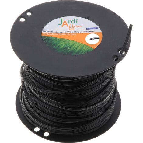 Bobine de fil Extra Pro Carré pour débroussailleuse 4,4mm x 106 mètres (1/3)