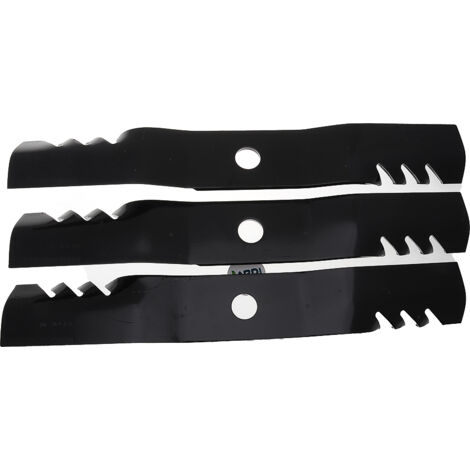 Jardiaffaires – Jeu de 3 lames Gator Mulching 60 pouces – Compatible Kubota – Longueur 153 cm – Coupe efficace pour mulching optimisé (1/3)