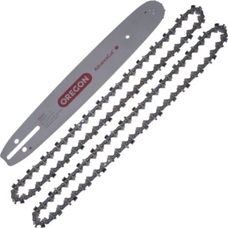 Combo Oregon guide 33cm 130MLBK095 + 2 chaînes 95TXL056 (1/4)