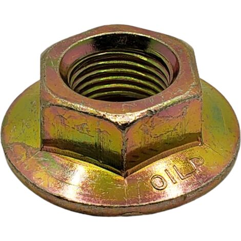 Jardiaffaires – Écrou de palier compatible MTD – Écrou de serrage 5/8'-18 – Remplace 712-05134, 753-05549 – Montage côté poulie ou lame
