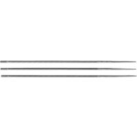 Jardiaffaires – Lot de 3 limes rondes pour chaîne de tronçonneuse – Affûtage précis – 150mm de longueur – Pour bois dur et teck
