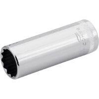 BAHCO - Douille longue 12 pans 1/4", métrique