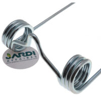 Jardiaffaires – Dent de rechange pour scarificateur tracté – Acier ressort – Retire les plantes traçantes – Lot de 20 dents pour remise en état
