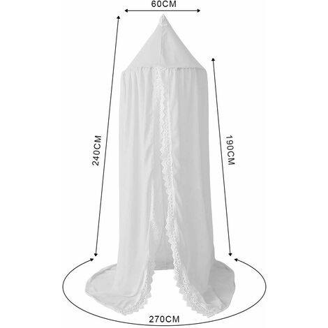 Baby Canopy Bed Baby Crib Chiffon Mosquito Net Dome Hanging Mosquito Net For Kids Room Bedroom