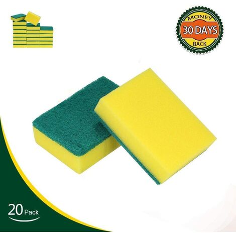 Multi-Use Heavy Duty Scrub Sponge Extra Thin Magic Cleaning Sponges Eraser Sponge for Kitchen Bathroom Furniture 