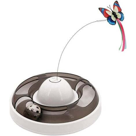 electric rotating butterfly cat toy