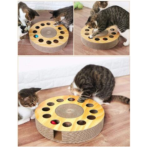 cat scratch pad with ball