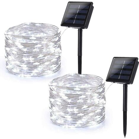 Solar LED Solar String Light Lights Waterproof Copper Wire Fairy Outdoor Garden Party 