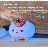 Dimmable LED Bedside Lamp for Children, birthday Christmas interesting gift for children