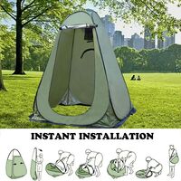 Pop Up Pod Portable Tent Camping Shower Tent Instant Dressing Room Privacy Room Camp Tent Toilet Rain Shelter Tent for Outdoor Camping Beach