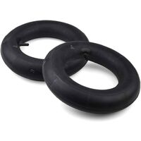 2 Piece 4.80 / 4.00-8 "Inner Tube with Right Valve, for Wheelbarrow, Stroller, Hand Truck, Lawn Mower, Snow Blower, Generator and more
