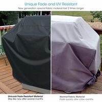 Heavy Duty Waterproof BBQ Cover, Large 75-inch Barbecue Cover, Special Fade and UV Resistant Outdoor Gas , Fits Grills of , Char Broil, Brinkmann and More, 75"W x 24"D x 44"H