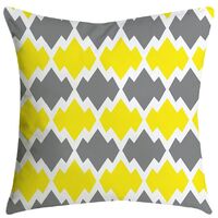 New Coussin Geometric Yellow Pillowcase Decorative Cushion For Sofa DIY Printed Pillow Chair Car Cushion Christmas Home Decor