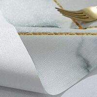 Waterproof Tablecloths, Coffee Table Mat, Non-slip PVC Rectangular Tablecloth, Anti-Oily and Anti-Fade Table Cover for Kitchen, Dining Room, Warm Pattern ， 2,100 * 160