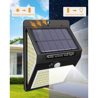 [4 Pack] 140LED Solar Security Lights Outdoor, Litogo Solar Motion Sensor Lights 270ºWide Angle Waterproof Solar Powered Durable Wall Lights Outside 3 Modes for Garden Fence Door Yard Garage Pathway [Energy Class A+++]