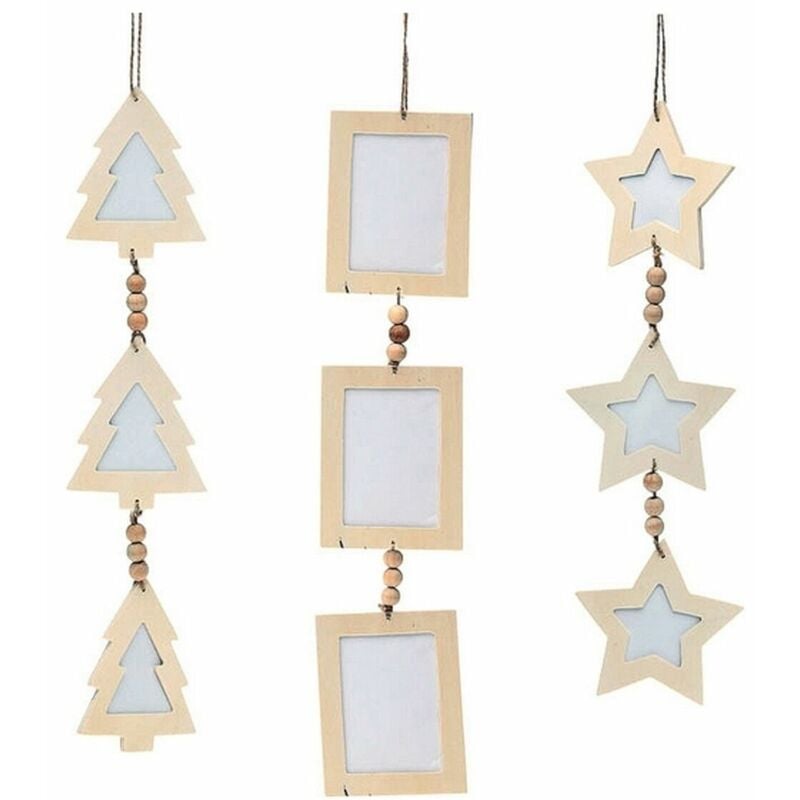 Guirnalda de Navidad (10 x 0,5 x 47 cm) Madera 8422259484271 S1122481 BigBuy Christmas