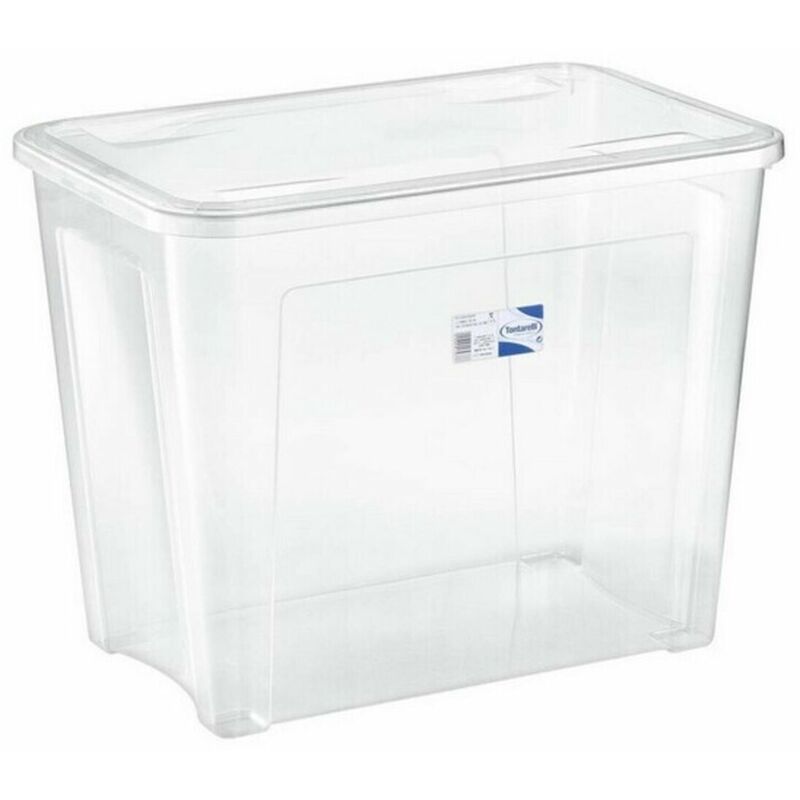 Caja de Almacenaje con Tapa Combi Tontarelli 67 L Transparente (59 X 39 x 46 cm) 8009404179376 S2200498 Tontarelli