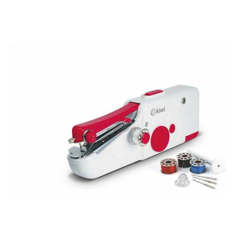 Máquina de Coser de Mano Portátil de Viaje Kiwi 220-240 V / 50-60 Hz Rojo/Blanco 8681438104984 S2204616 Kiwi