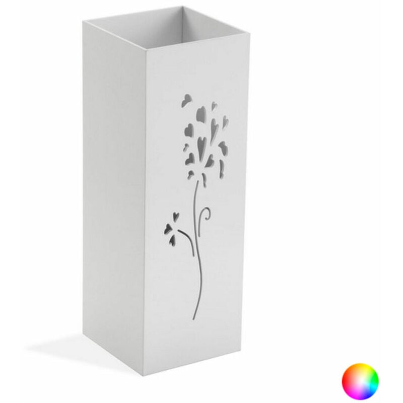 Paraguero Madera Mdf con flor blanco– medidas 22x22x48cm paragüero flores 22 48 8420327477507 s3405329