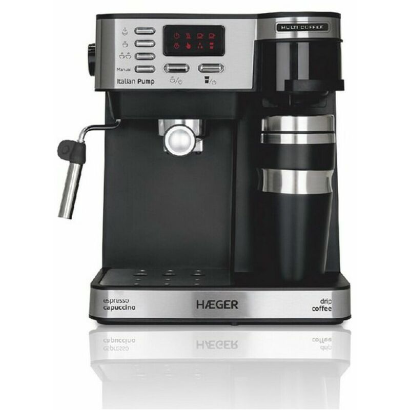 Cafetera Express de Brazo Haeger 1450W (1,2 L) 5608475016301 S4700171 Haeger