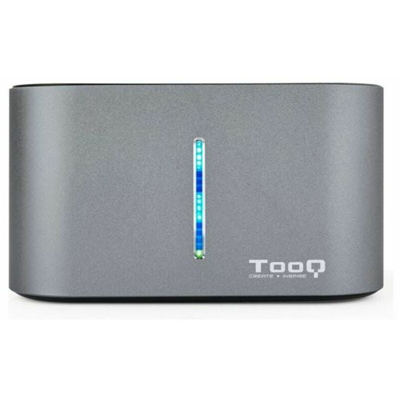 Dock Station Dual TooQ TQDS-805G 2.5"-3.5" HDD/SSD SATA USB 3.0 Gris 8433281009622 S0227847 TooQ