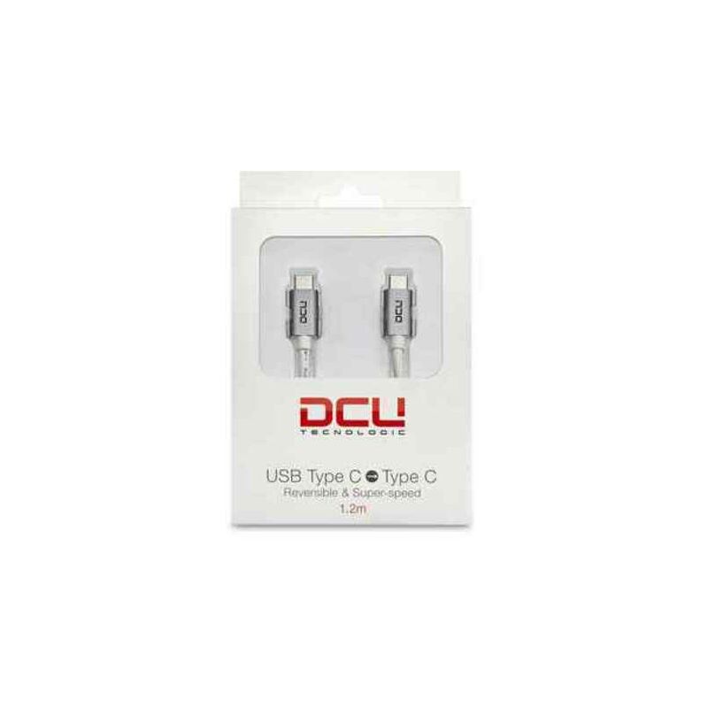 Dcu Cable Usbc a machomacho 1m usb 3.1 blanco conexión tipo 1 8436556988172 s0429275 tecnologic plata 1.2m