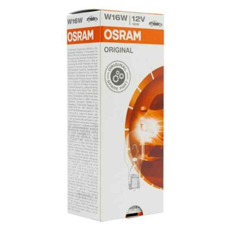 Osram 921 Luz enchufe pellizco vidrio del tipo w16w 12v 10 bombilla os921 16w 4008321100948 s3700440