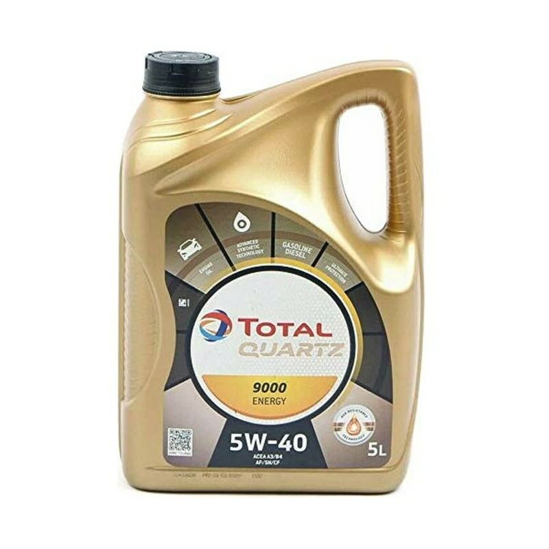 Aceite Lubricante para Motor Total QUARTZ 9000 (5L) 3425901019277 S3701172 Total