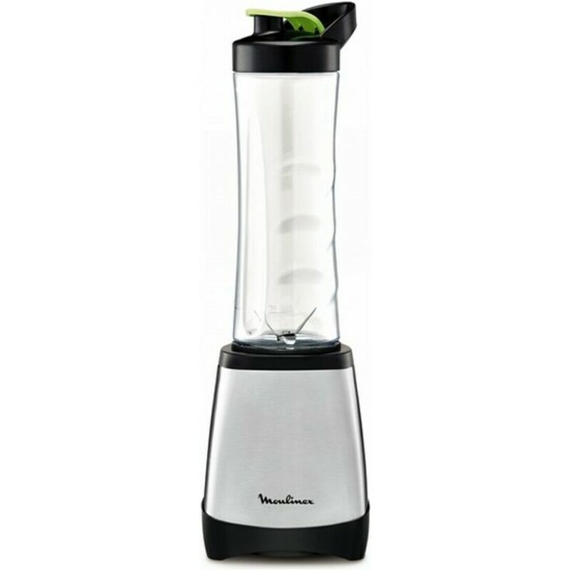 Batidora de Vaso Smoothie & Twist Moulinex LM1A0D10 0,6 L 300W Acero Inoxidable 3016661147685 S0417098 Moulinex