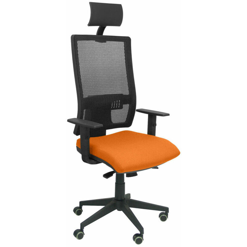 Silla De Escritorio operativa pyc horna naranja con ruedas antiarañazos brazos ajustables malla oficina piqueras y crespo modelo cabecero tejido bali bali308 8436549391033 s5702140 piqu7