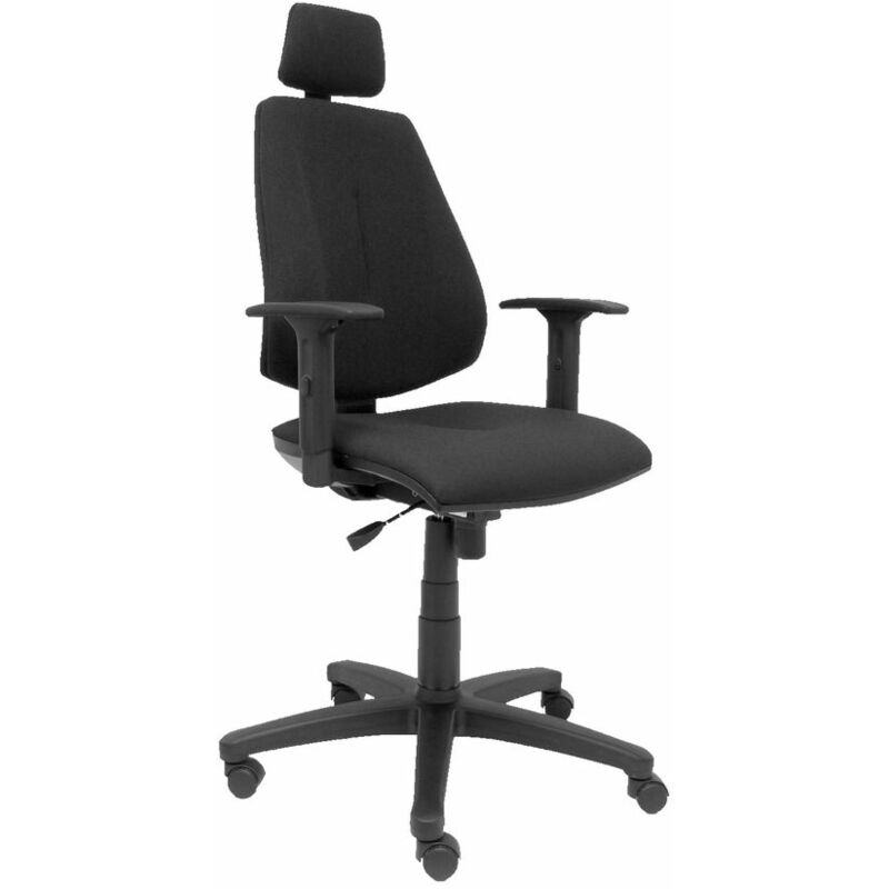 Silla de Oficina con Cabecero Montalvos P&C LI840CB Negro 8436563387913 S5703046 P&C