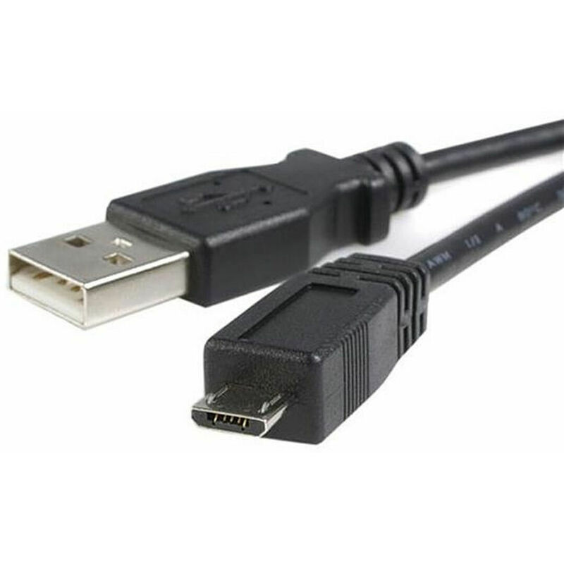 Startech.com Cable De 50cm usb b a cargador para datos 2.0 macho negro amicrousb 0.5 uusbhaub50cm 0065030846394 s55056972