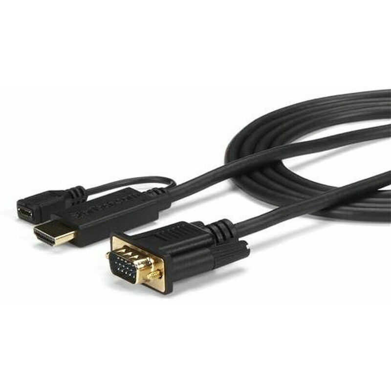 Cable HDMI Startech HD2VGAMM3 0,9 m Micro USB VGA 0065030859615 S55057525 Startech