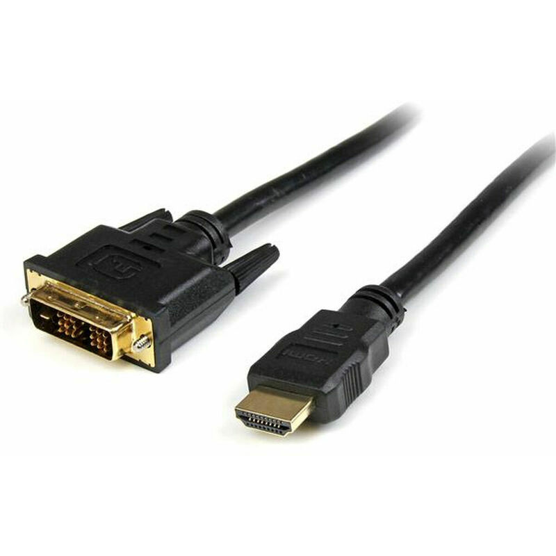 Adaptador HDMI a DVI Startech HDDVIMM2M Negro (2 m) 0065030844666 S55056801 Startech