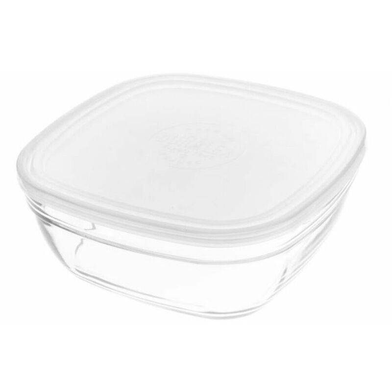 Fiambrera Freshbox Transparente Cuadrada Con Tapa (23 cm) (23 cm) 3550190200942 S2209588 BigBuy Home