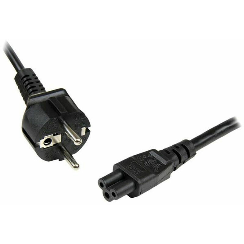 Cable Startech.com Pxtnb3seu2m 2m alimentacion cee7 c5 schuko corriente mickey mouse de 2 0065030849418 s55057089 3 slot power cord mains iec320