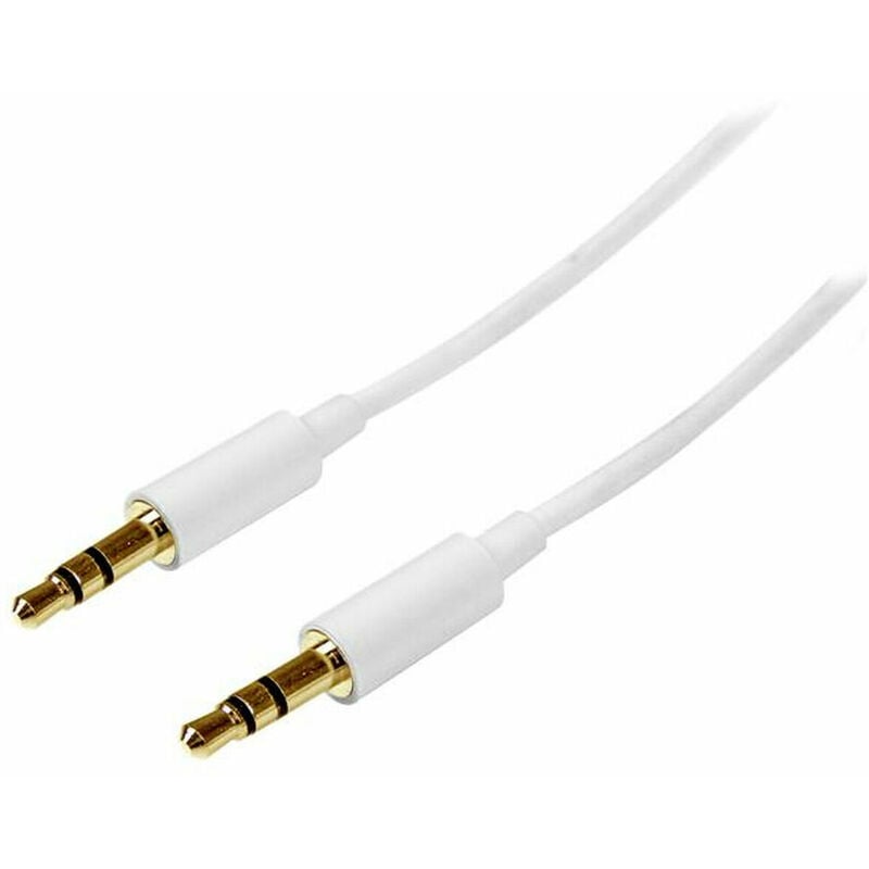 Cable Audio Jack (3,5 mm) Startech MU2MMMSWH (2 m) Blanco 0065030850698 S55057140 Startech