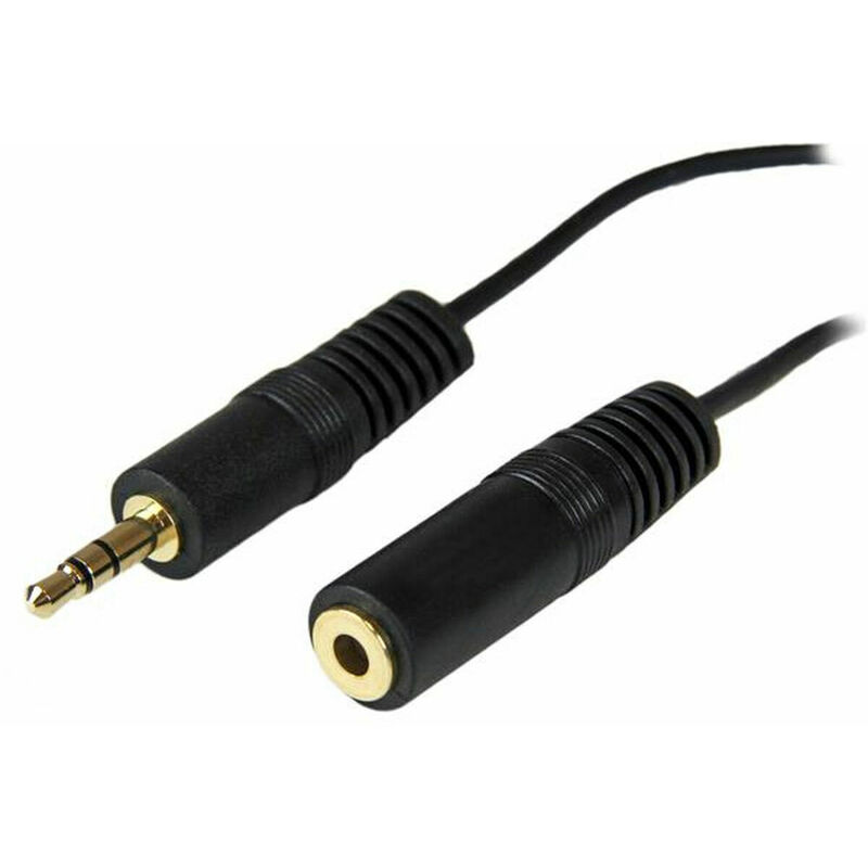 Cable Alargador Jack (3,5 mm) Startech MU12MF 3,7 m Negro 0065030785105 S55056372 Startech