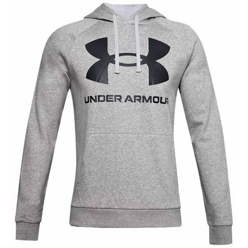 Sudadera con Capucha Hombre Under Armour Rival Big Logo Gris claro M 0194512196570 S6413211 Under Armour