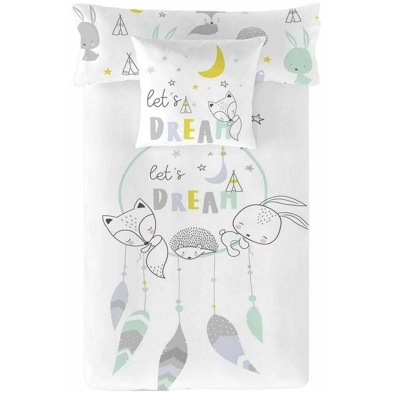 Funda Nórdica Cool Kids Let'S Dream Reversible (150 x 220 cm) (Cama de 80/90) 8445142229964 S2806524 Cool Kids