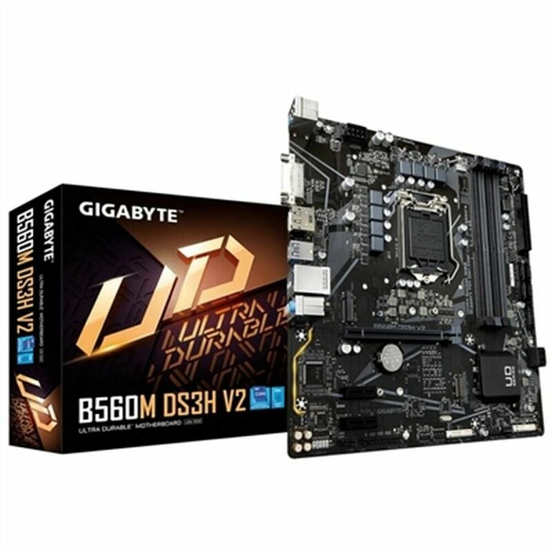 Placa Base Gigabyte B560M DS3H V2 mATX LGA1200 Intel B560 Express 4719331823719 S5610896 Gigabyte