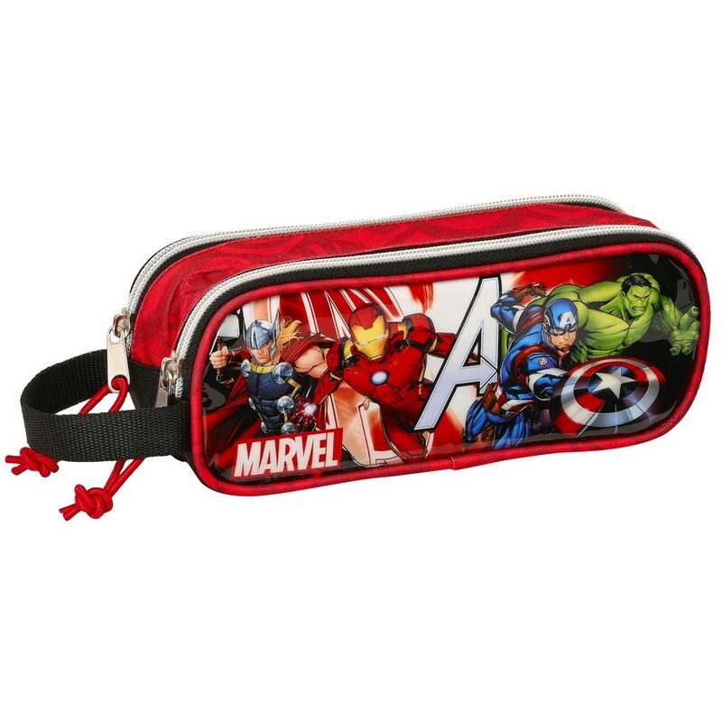 Estuche Escolar The Avengers Infinity Rojo Negro (21 x 8 x 6 cm) 8412688459193 S4305802 The Avengers