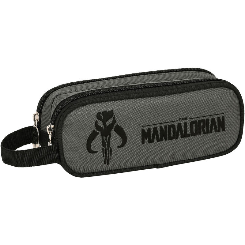 Portatodo Doble The mandalorian safta gris y negra estuche escolar 21 x 8 6 8412688450404 s4305910