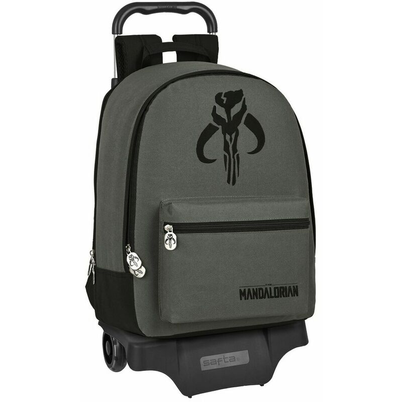 Mochila Escolar Con ruedas the mandalorian 632158313 negro gris 32 x 43 14 cm 8412688450374 s4305909 m313q