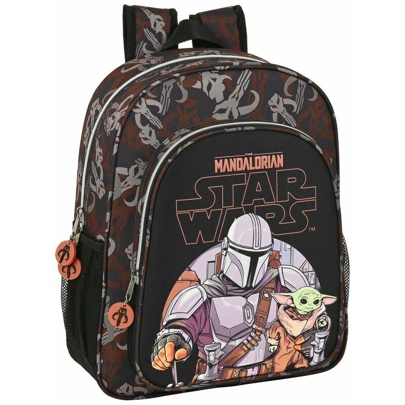 Mochila Escolar The Mandalorian The Guild Negro Marrón (32 x 38 x 12 cm) 8412688425860 S4304867 The Mandalorian