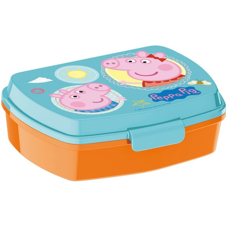 Fiambrera para Sandwich Peppa Pig Having fun Plástico Rosa claro (17 x 5.6 x 13.3 cm) 8412497139149 S4305741 Peppa Pig